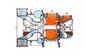 Turbocompresor del HOMBRE de la serie IHI de la turbina de flujo axial NA/TCA para Marine Diesel Engine
